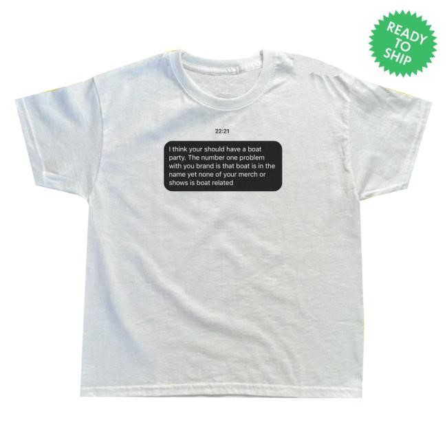 Trending Skip The Boat Merch Store Wave 88 '#1 Problem' Tee