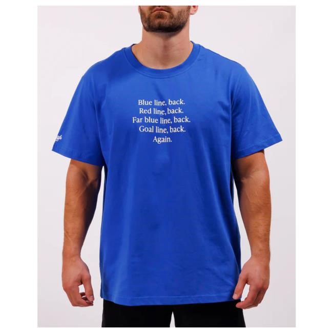 Get Your Waggle Merch Blue Line Back Red Line Back Far Blue Line Back Goal Line Back Again Unisex Sweatshirt
