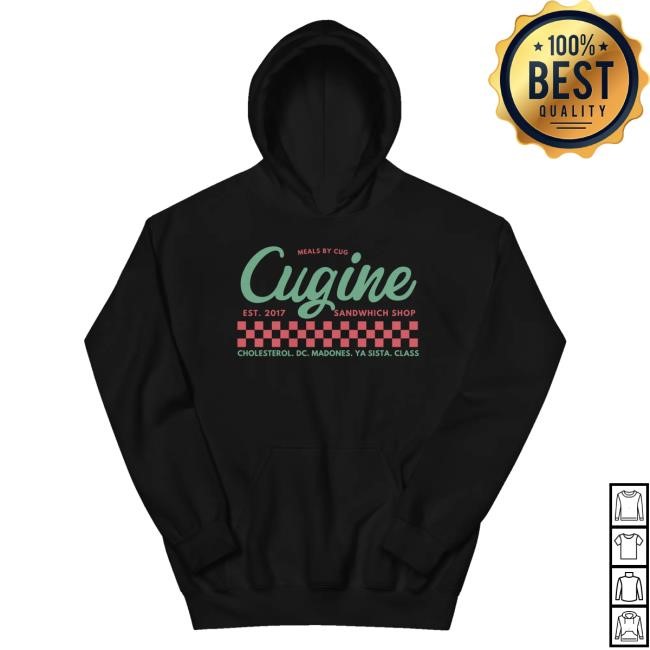 Mealsbycug Store Merch Cugine Black T-Shirt
