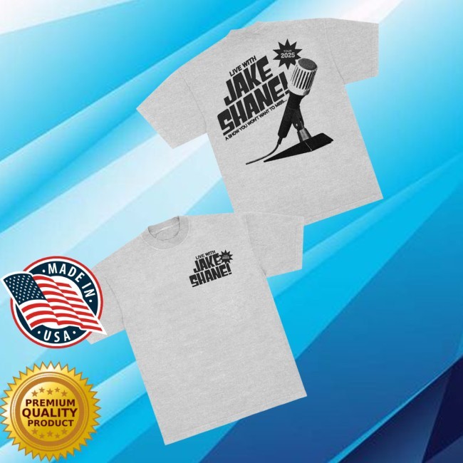 Pass That Puss Store Merch Live With Jake Shane Grey Tour T-Shirt