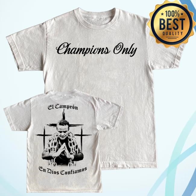 Official Champions Only In God We Trust Long Sleeve Shirt