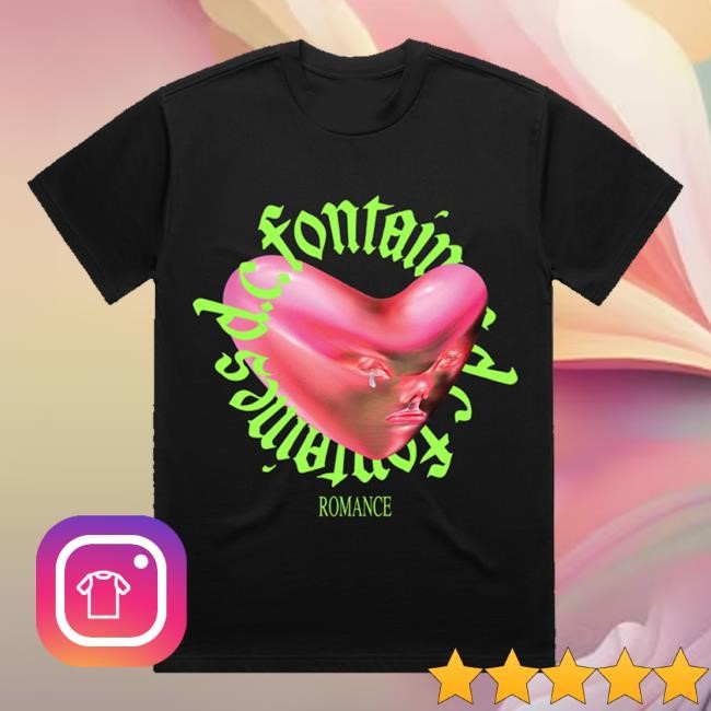 Fontaines Dc Merch Shop Store Official Romance Circular Heart Tour Sweatshirt