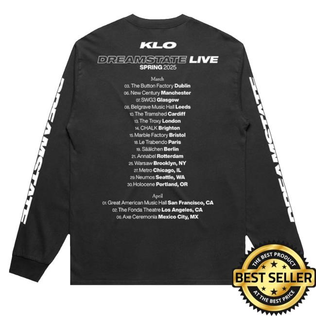 Official Kelly Lee Owens Dreamstate Tour Sweatshirt