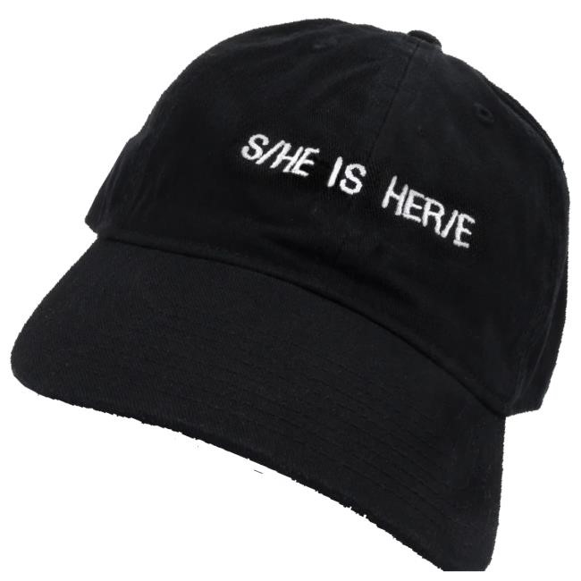 Trending Online Ceramics Merch Genesis P-Orridge S/He Is Her/E Black Trucker Hat