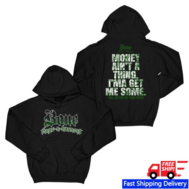 Official Merch Bar Store Bone Thugs-N-Harmony Get Your Paper "Black" New Shirt MerchBar BoneThugsnHarmony Apparel Clothing Shop