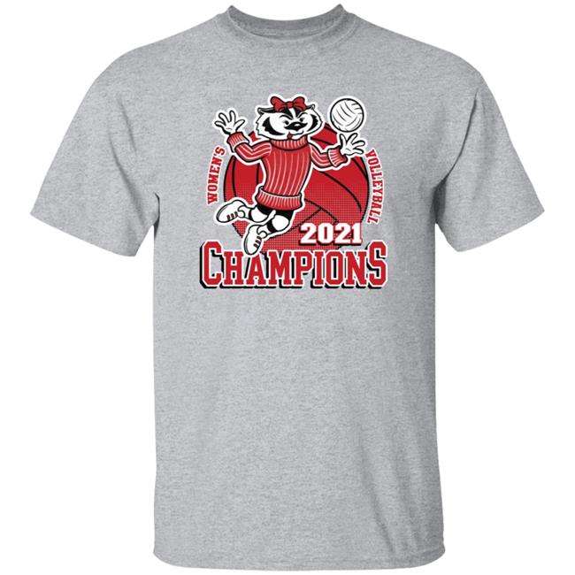 Women's Volleyball Champions 2021 Shirt Store BarstoolsportsWisco Vb Champions Shirt
