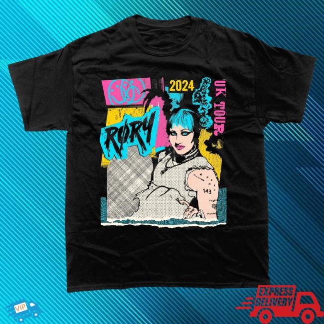 Official Røry Merch 2024 Uk Tour Shirt Black