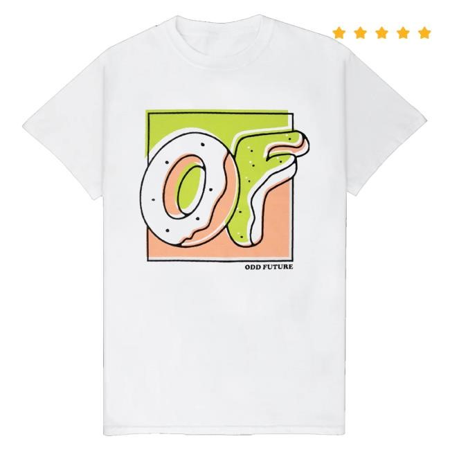 Odd Future Merch Of Popped White Sweatshirt