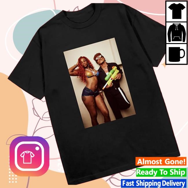 Sexyy Red Official Merch X Bruno Mars Fat Juicy & Wet Super Soakher Long Sleeve T Shirt
