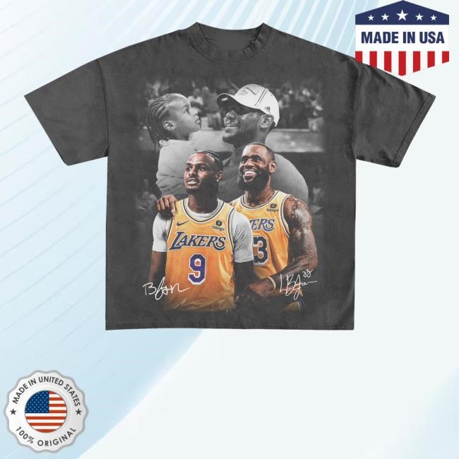 Lakeshowyo Merch Shop Lebron X Bronny Sweatshirt