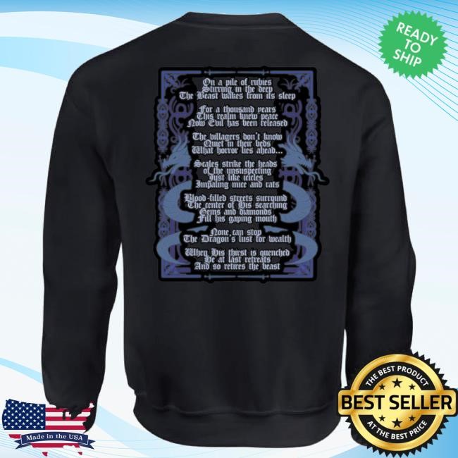 Official Purplelung Bandcamp Merch Store Long Sleeve T-Shirt - The Tale Of Desethos, The Starved Crewneck Sweatshirt