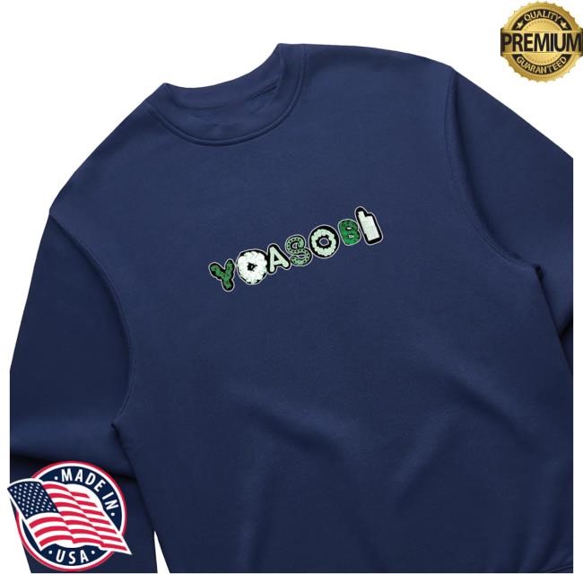 Yoasobi Store Merch Shop Puff Logo Blue Tee