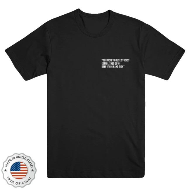 Ymh Studios Merch Established 2010 Crew Lapel Print Shirt