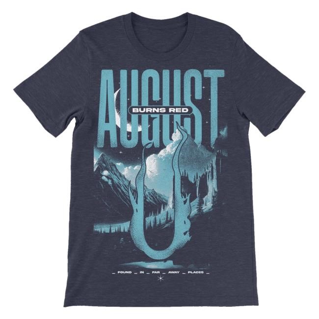 Official August Burns Red Fifap Mountains T Shirt