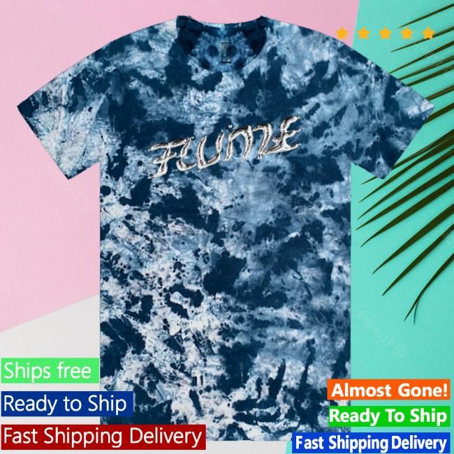 Trending Sound-Merch Shop Flume Logo Blue Marble Crewneck Sweatshirt