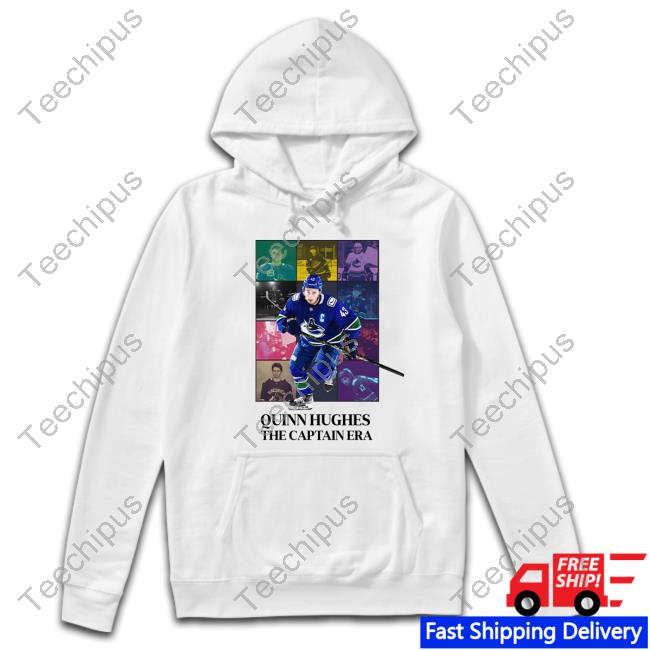 Vanbase Shop Quinn Hughes The Captain Era Shirt