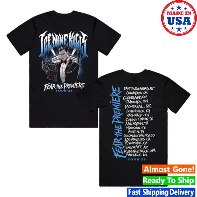 Official Ink Merch Store Ice Nine Kills Fear The Premiere Hot Shirt