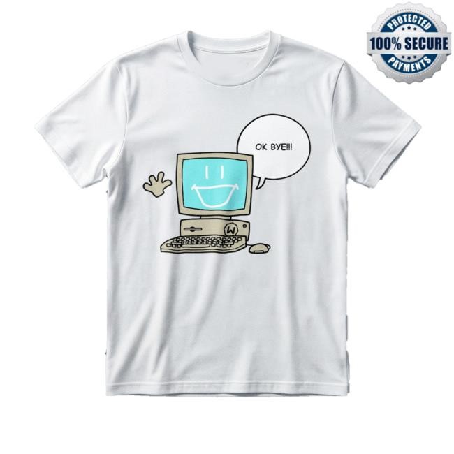 Windscribe Merch Shop Ok Bye Compy Shirt