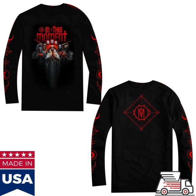 In This Moment Official Merch Symbol Long Sleeve Crewneck Sweatshirt
