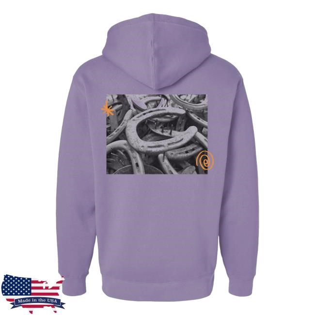Heart Attack Man Merch Store Official Heart Attack Man Horseshoe Purple T-Shirt