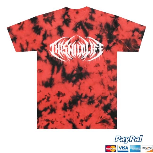 This Wild Life Band Merch Metal Logo Tie Dye Tee