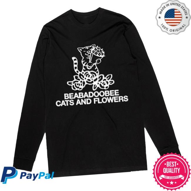 Dirty Hit Merch Store Beabadoobee Cats And Flowers Tee