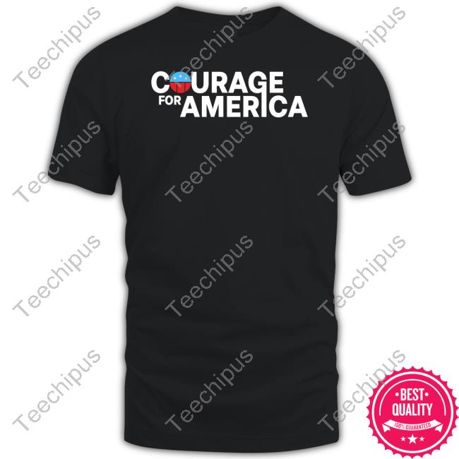 Michael Fanone Wearing Courage For America Hooded Sweatshirt Tara Dublin