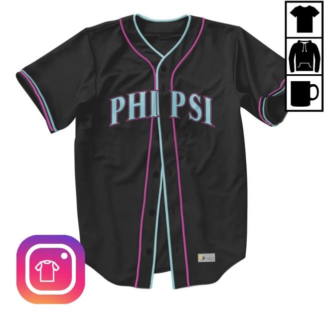 Kinetic Society Merch Store Phi Kappa Psi - Neo Nightlife Baseball Jersey Tee Shirt