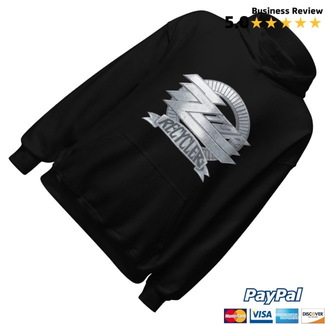 Official Zz Top Merch Recycler Emblem Tee Shirt