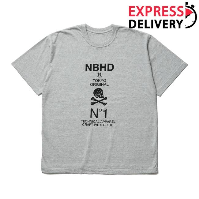 Perksandmini Merch Store Neighborhood Ss26 Nh T-Shirt Ss-8 Grey