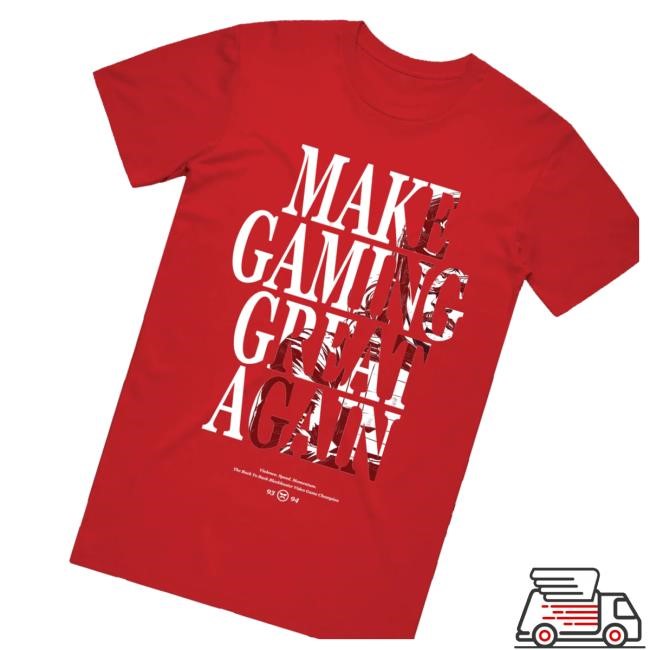 Champions Club Merch Shop Make Gaming Great Again Red Shirt