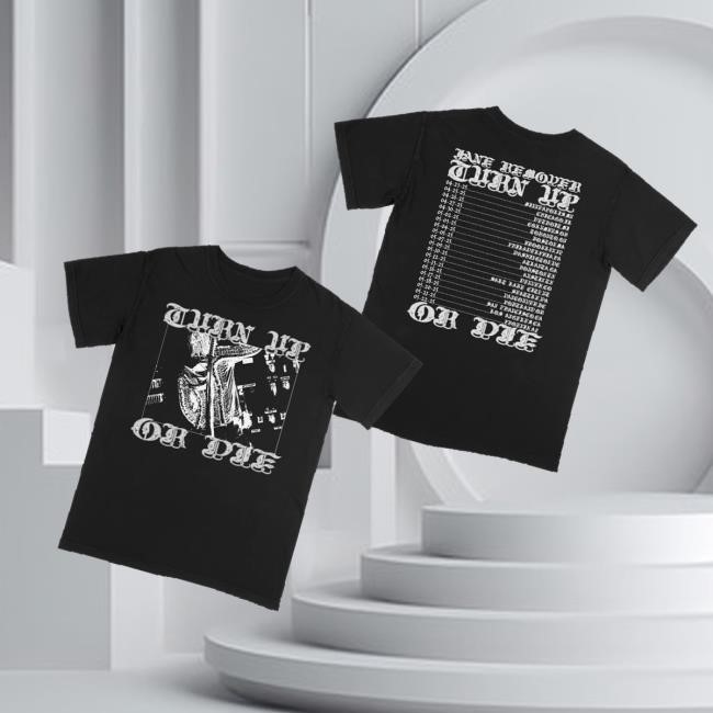 Deadair Store Merch Turn Up Or Die Black Tour Sweatshirt