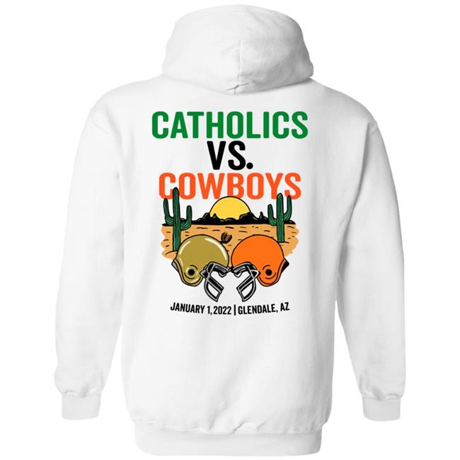 Barstool Store Catholics Vs Cowboys Hoodie