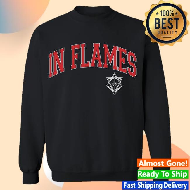 In Flames Merch Store Shop Collegiate Logo Shirts