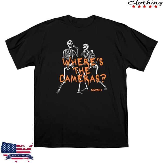 Official Mwmh Shop Merch Where's The Cameras Tee Tee