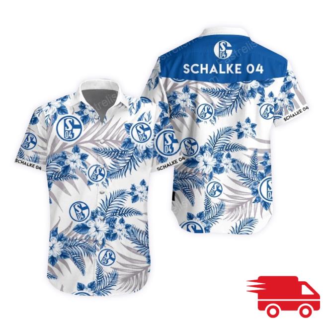 Official Fc Schalke 04 Hawaiian Hoodie Sweatshirt