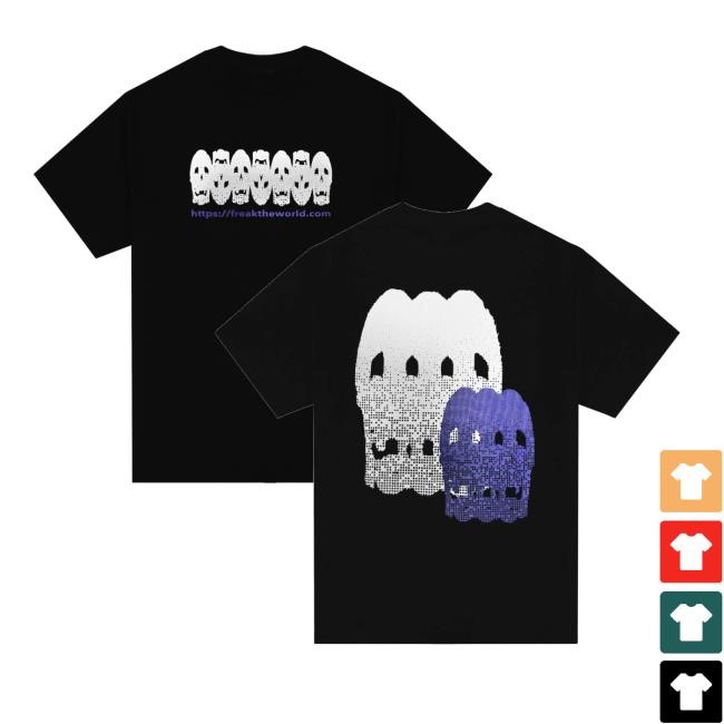 Freak The World Merch Rolling Skulls T Shirt