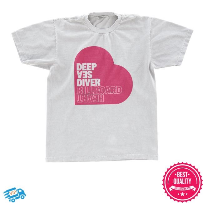 Thedeepseadiver Merch Pink Billboard Heart Sweater