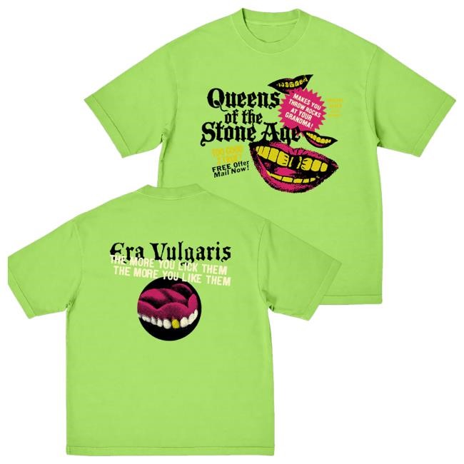 Official Queens Of The Stone Age Merch Lick Them Like Them Crewneck Sweatshirt