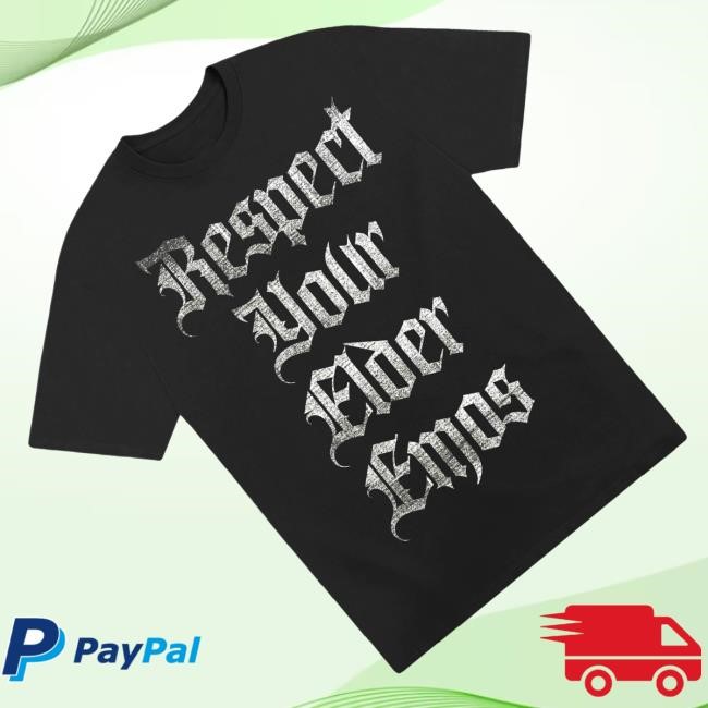 Official Blackcraft Merch Shop Store Respect Your Elder Emos Tee