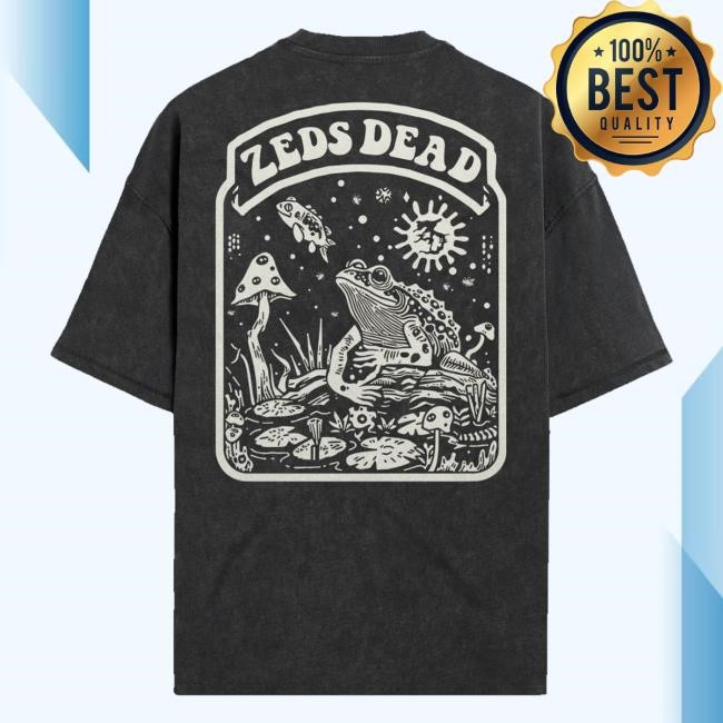Zeds Dead Official Shop Frog Noizes Premium Heavyweight Hoodie Sweatshirt