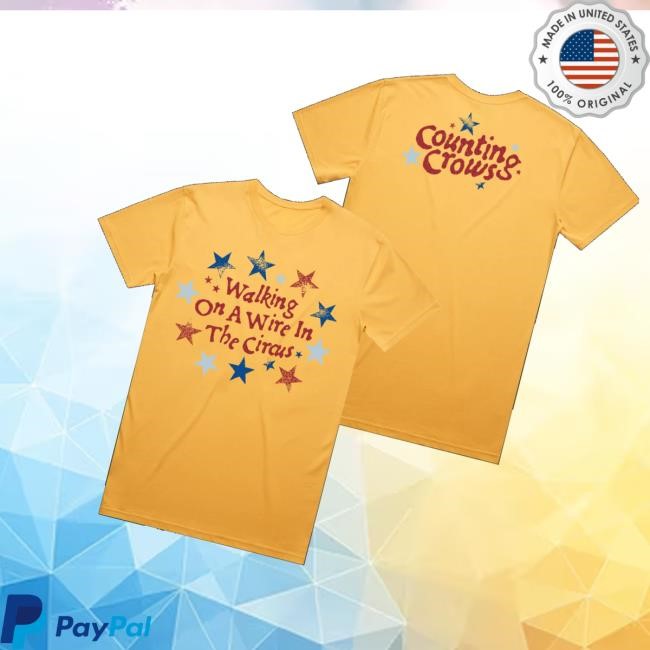 Counting Crows Merch Store Walking On A Wire Shirts