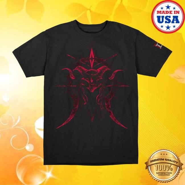 Blizzard Gear Merch Store Diablo Iv Lord Of Hatred Warlock Black Tee Shirt