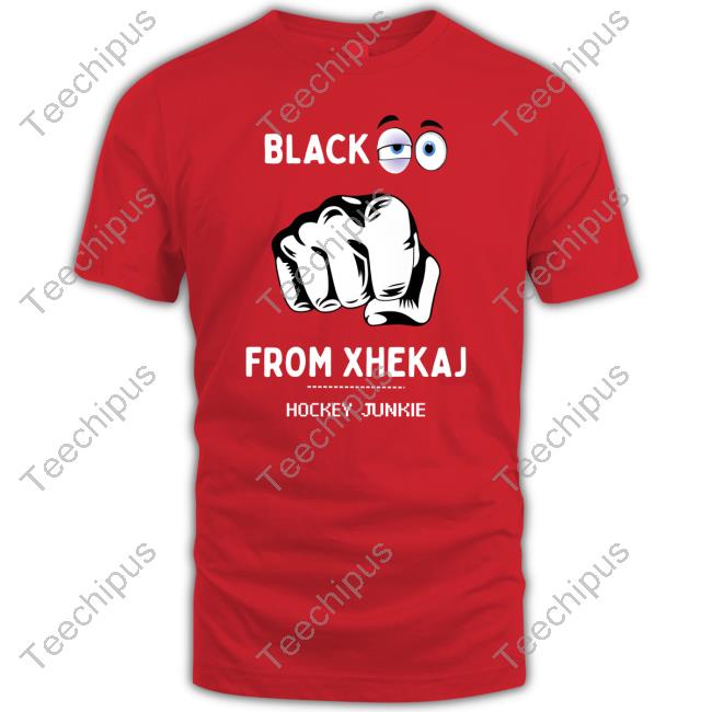 Streamlabs Merch Black Eye From Xhekaj Hockey Junkie Shirt