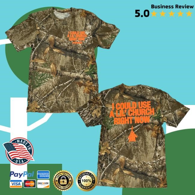 Official Toby Mac Merch A Lil Church Camo T-Shirt
