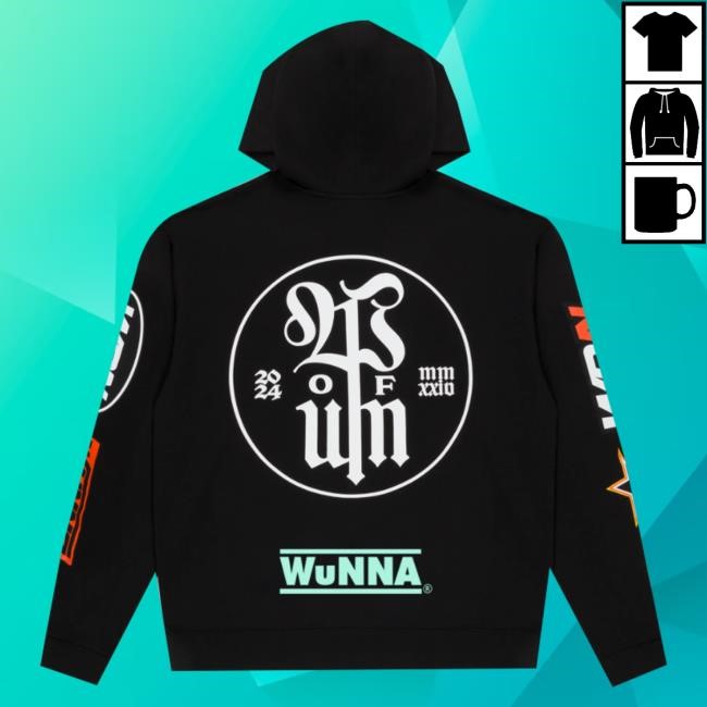 Gunna Wunna Merch Store Wunna Tour Zip Hooded Sweatshirt