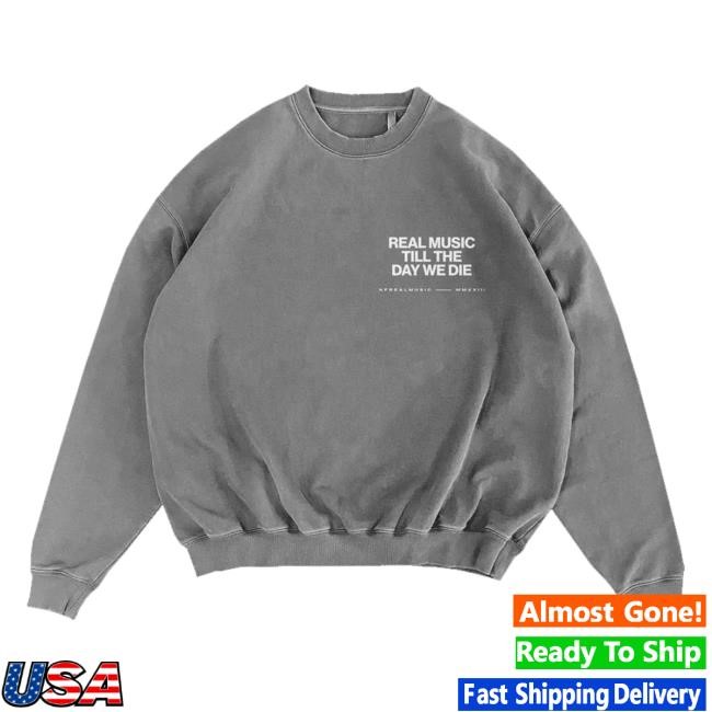 Nf Real Music Merch Grey Rmttdwd Hoodie Sweatshirt