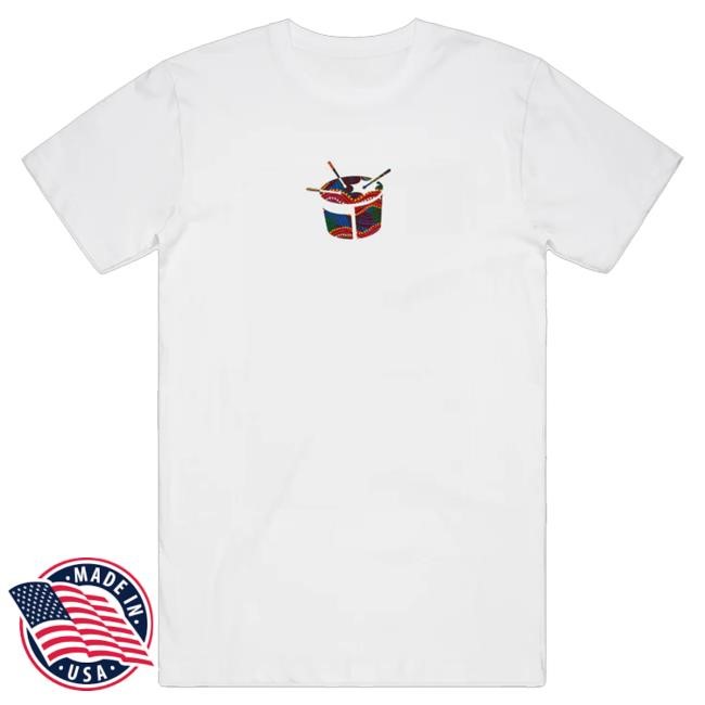 Triple J New Indigenous Triple J Drum Tee (White) Tee Shirt