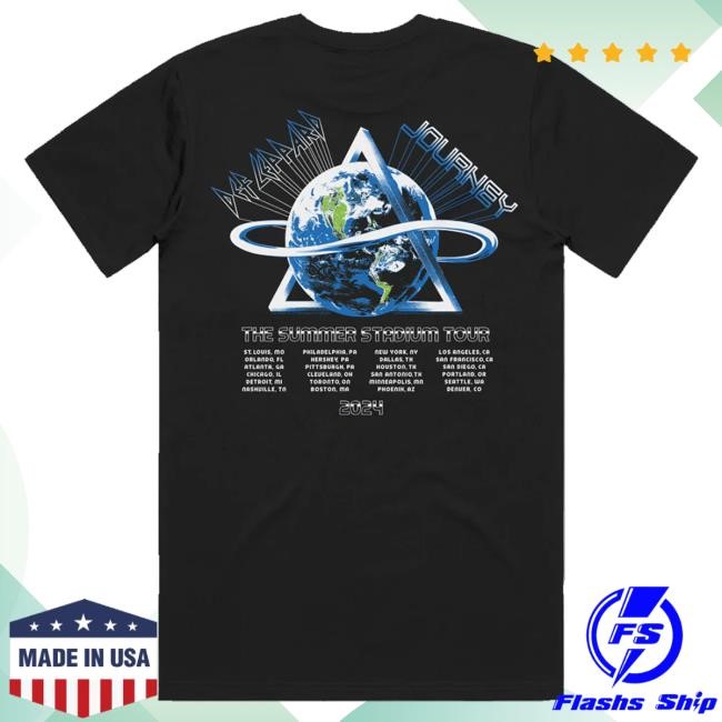 Official Journey Music Merch 2024 Summer Stadium Event Crewneck Sweatshirt