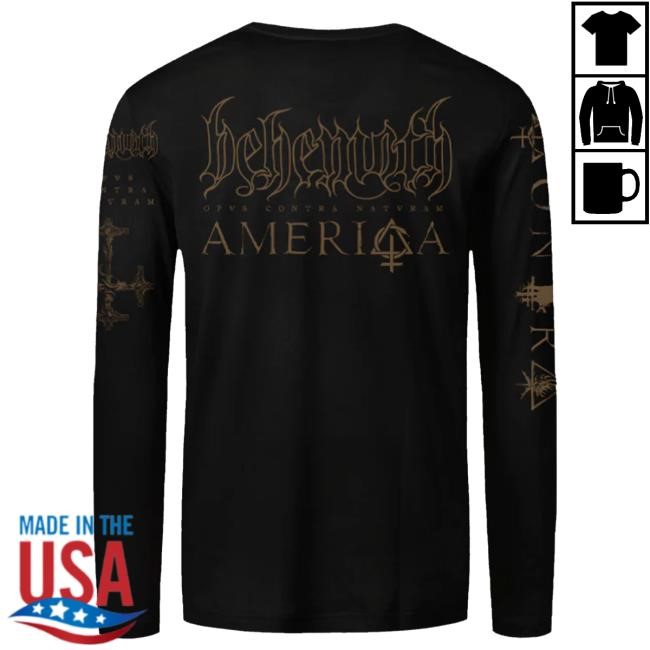 Behemothofficial Store Merch Contra Cross Long Sleeve Shirt